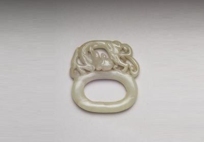 图片[2]-Jade belt ornament with chi-tiger pattern, Yuan to early Ming dynasties, 1271-1400-China Archive